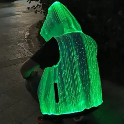 Fiberoptisk LED Hoodie