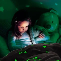 Filt med Stjärnor Glow in the Dark
