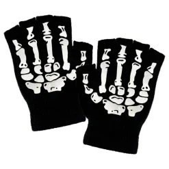 Fingerlösa Skelettvantar