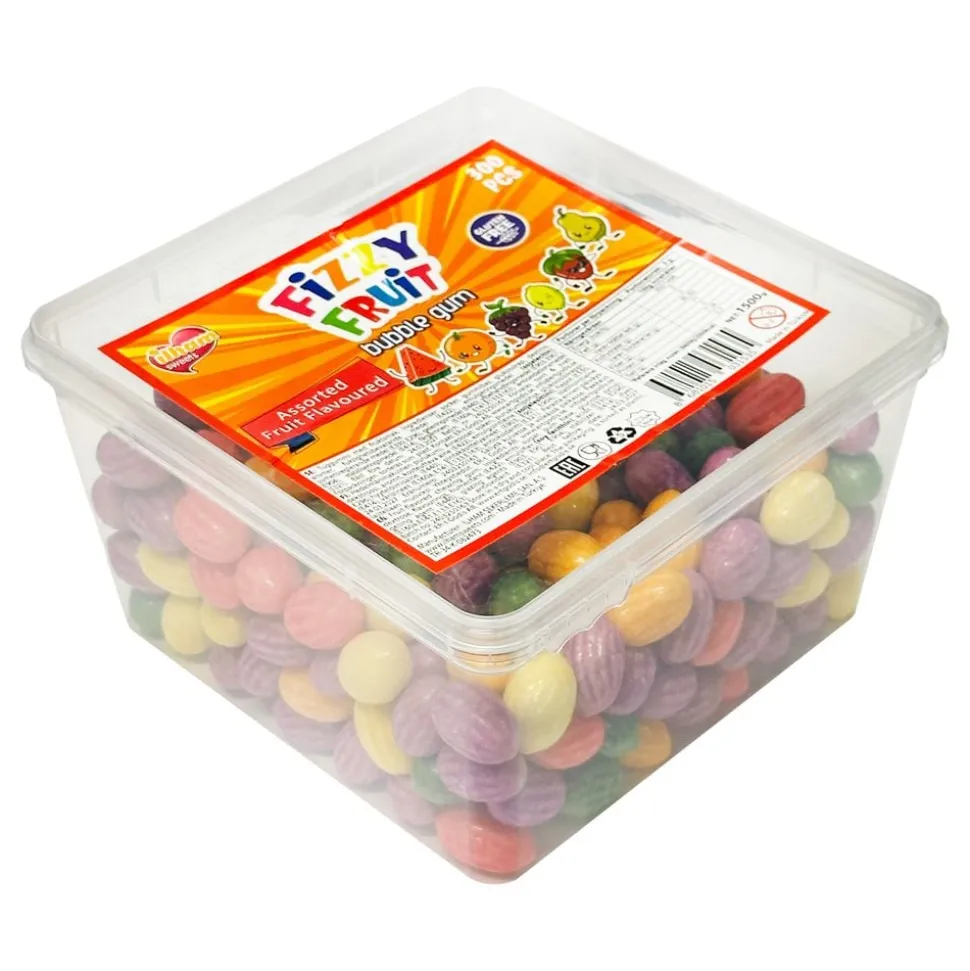 Fizzy Fruit Bubblegum Storpack