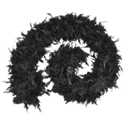 Fjäderboa Svart