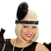 Flapper Pannband Svart