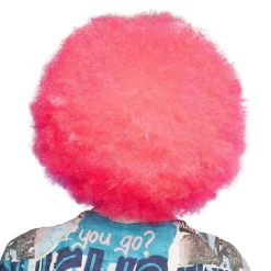 Fluffig Neonrosa Peruk