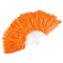Fluffig Solfjäder Orange
