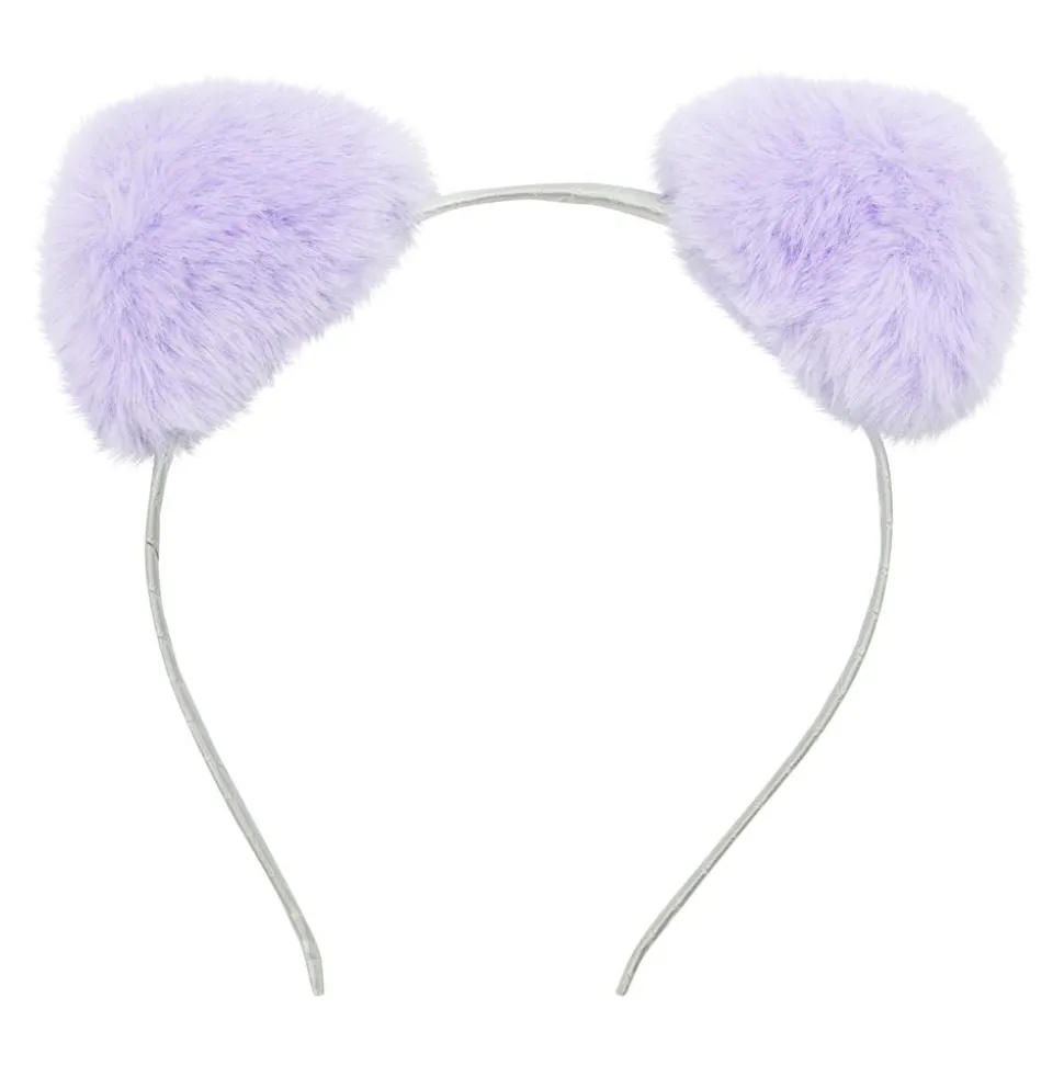 Fluffigt LED Diadem med Öron