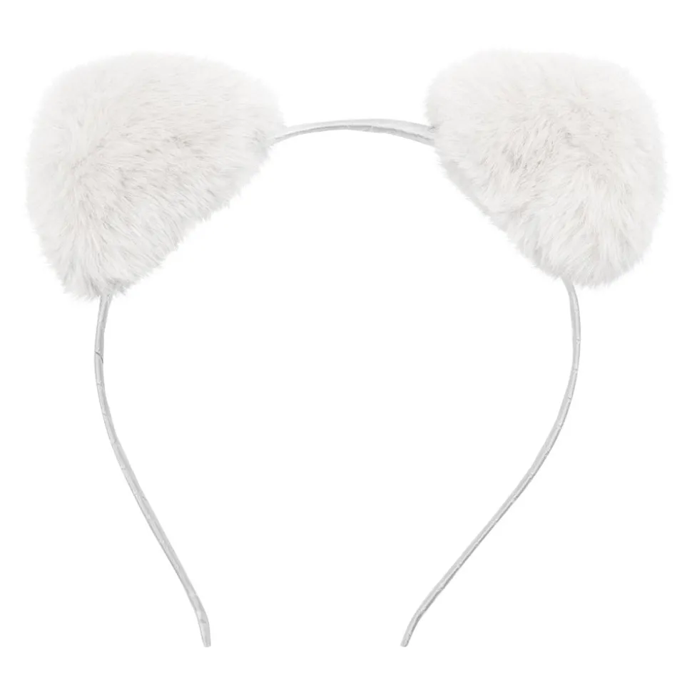Fluffigt LED Diadem med Öron