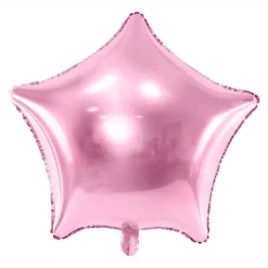Folieballong Stjärna Ljusrosa