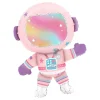 Folieballong Astronaut Rosa