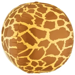 Folieballong Boll Giraffmönster Stor