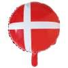Folieballong Danska Flaggan