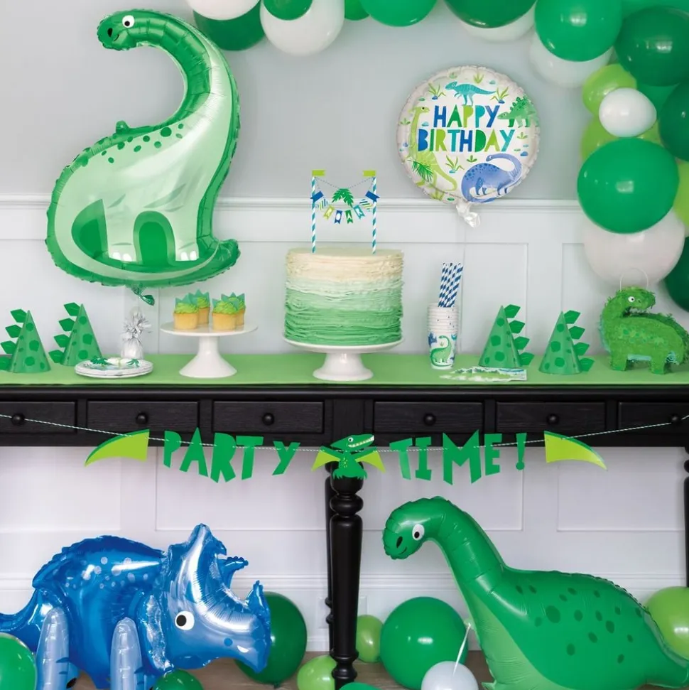 Folieballong Dinosaurie Blå