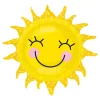 Folieballong Glad Sol Shape