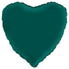 Folieballong Hjärta Satin Emerald Grön