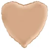 Folieballong Hjärta Satin Nude