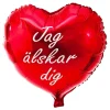 Folieballong Jag älskar dig