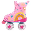 Folieballong Rullskridsko Rosa