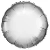 Folieballong Rund Metallic Silver