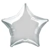 Folieballong Stjärna Metallic Silver