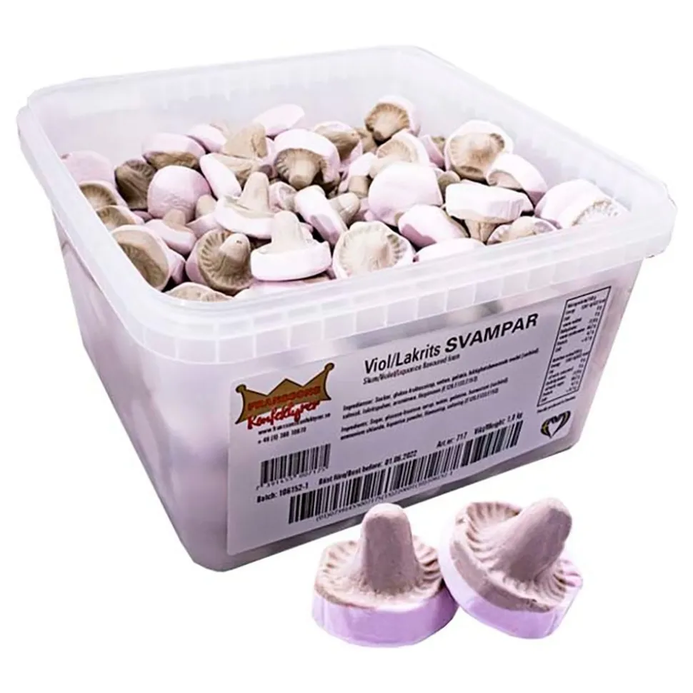 Franssons Skumsvampar Viol/Lakrits Storpack