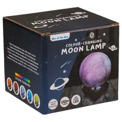 Färgskiftande LED-Lampa Måne