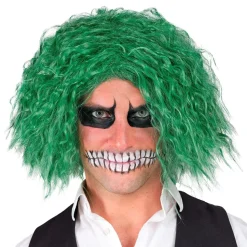 Galen Joker Grön Peruk