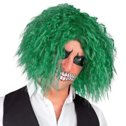 Galen Joker Grön Peruk