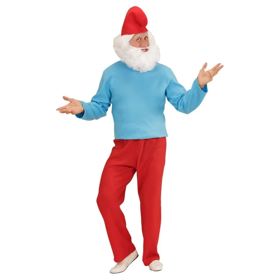 Gammal Smurf Maskeraddräkt
