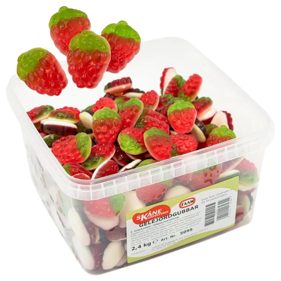 Geléjordgubbar Storpack
