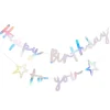 Girlang Happy Birthday To You Färgskimrande