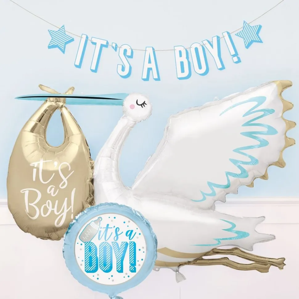 Girlang Its a Boy Blå