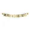 Girlang Merry Christmas DIY Guld Metallic