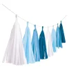 Girlang Tassel Sky Blå