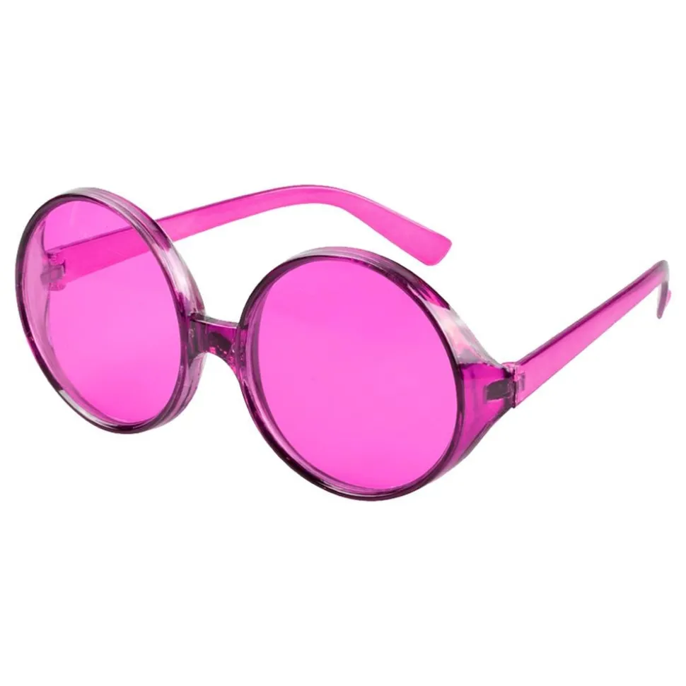 Glasögon Transparenta Neonrosa