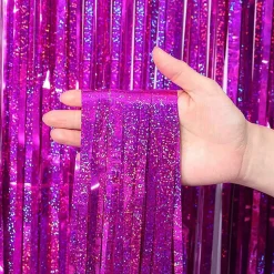 Glitterdraperi Holografiskt