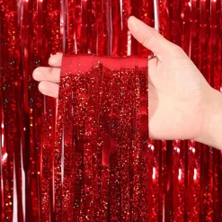 Glitterdraperi Holografiskt