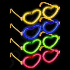 Glowsticksglasögon Hjärtan