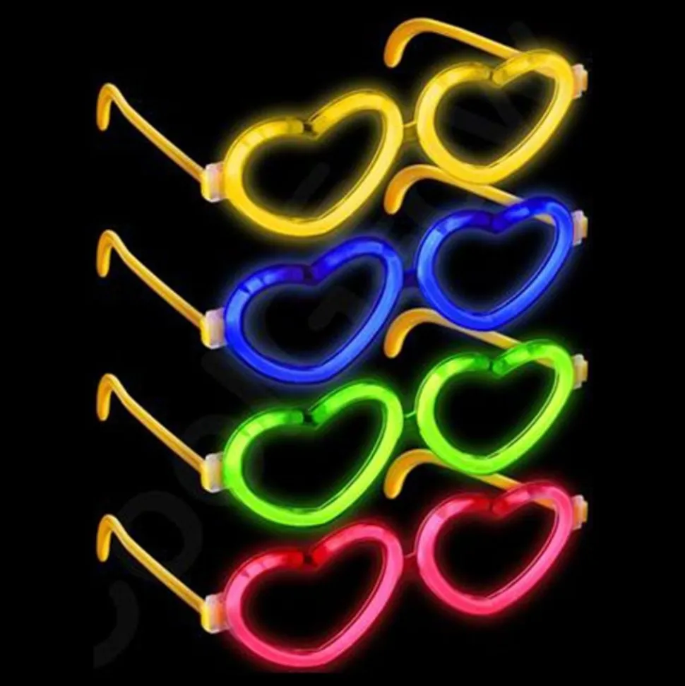 Glowsticksglasögon Hjärtan