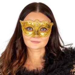 Ögonmask Venetian Guld
