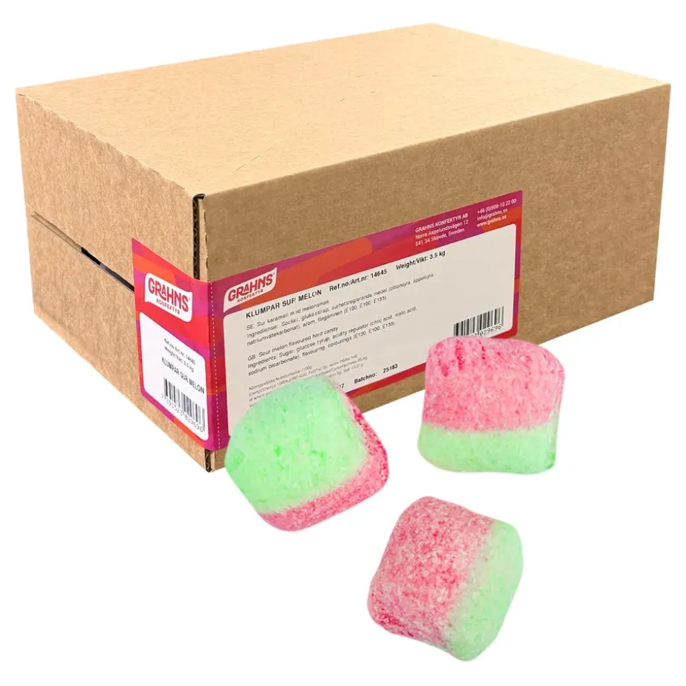 Grahns Klumpar Sur Melon Storpack