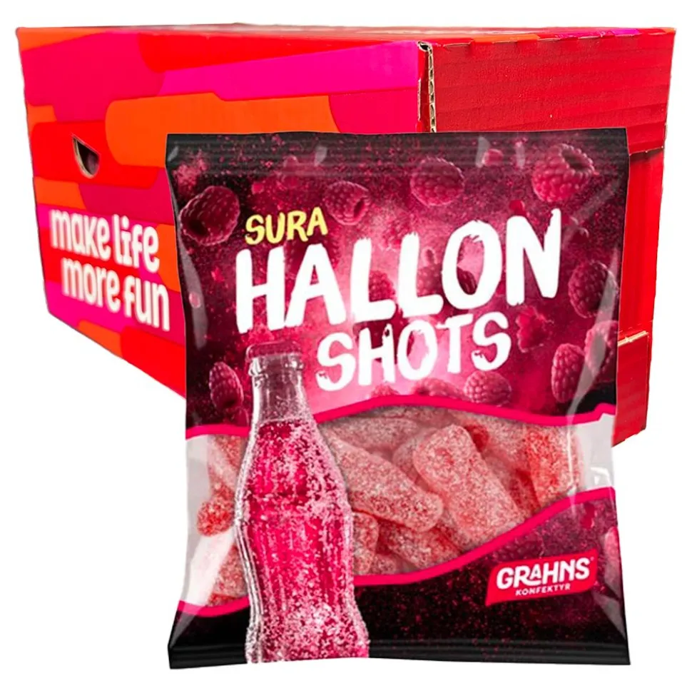 Grahns Sura Hallonshots Storpack