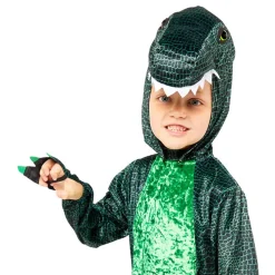 Grön Dinosaurie Barn Maskeraddräkt