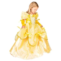 Gul Prinsessklänning Barn Maskeraddräkt