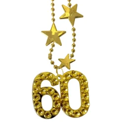 Halsband Guld Siffra 60