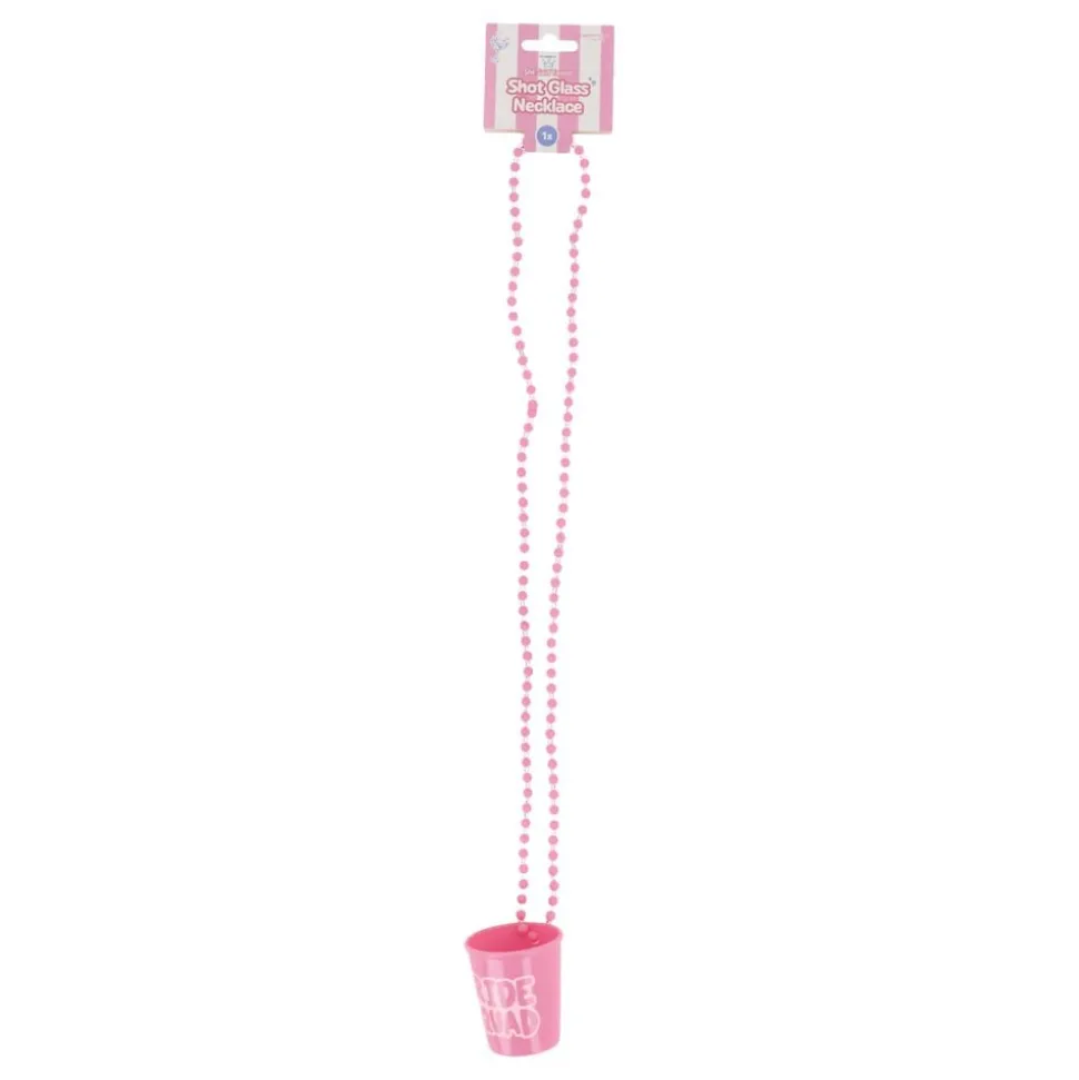 Halsband med Shotglas Bride Squad