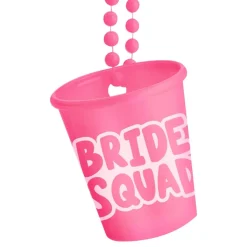 Halsband med Shotglas Bride Squad