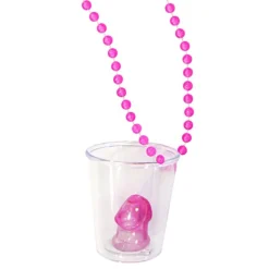 Halsband med Shotglas Rosa Penis