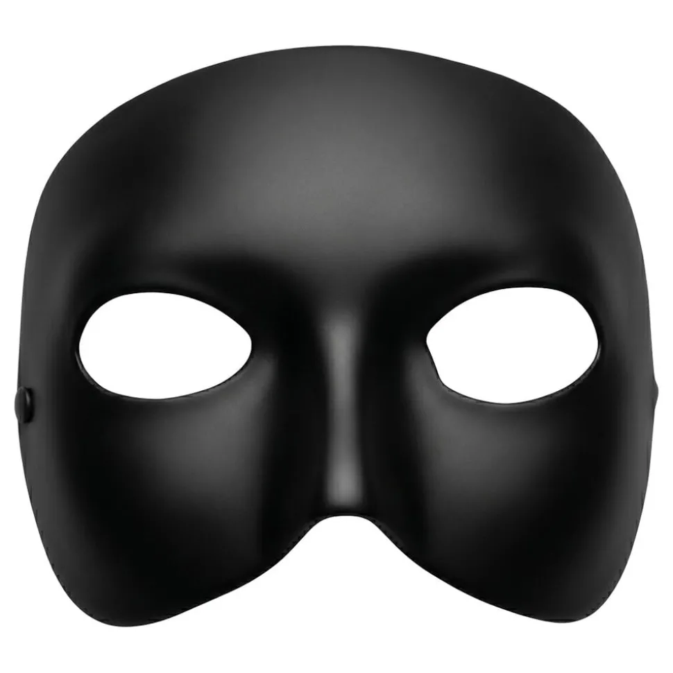 Halvmask Svart