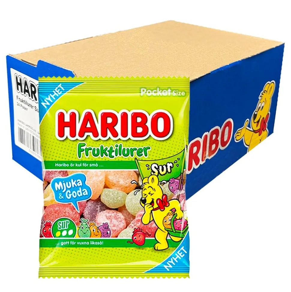 Haribo Fruktilurer Sur Storpack