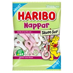 Haribo Nappar Skum Sur