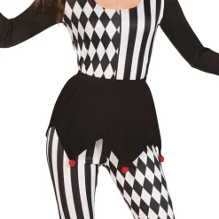 Harlequin Gycklare Maskeraddräkt